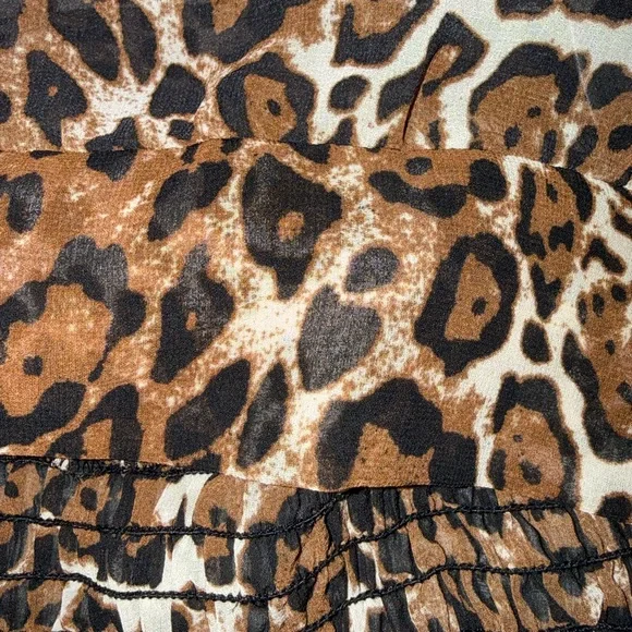 HeartSoul Animal Print Off-Shoulder Blouse - Picture 8 of 11